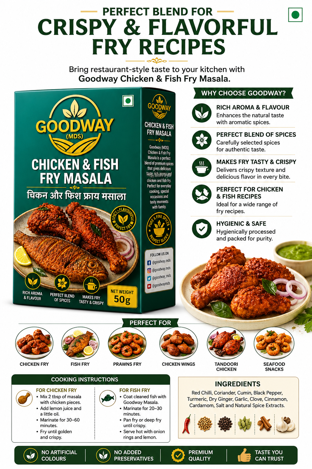 Goodway Chicken & Fish Fry Masala