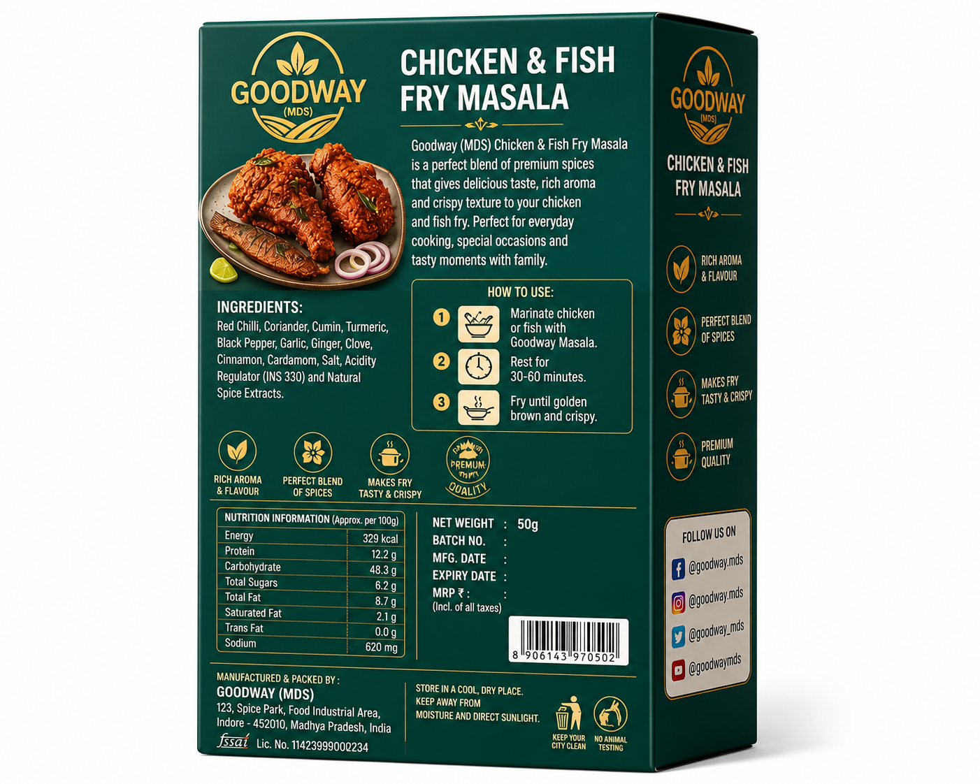 Goodway Chicken & Fish Fry Masala